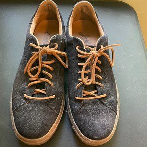 Johnston & Murphy, Men's 9M, Blue/Tan Fabric Shoes